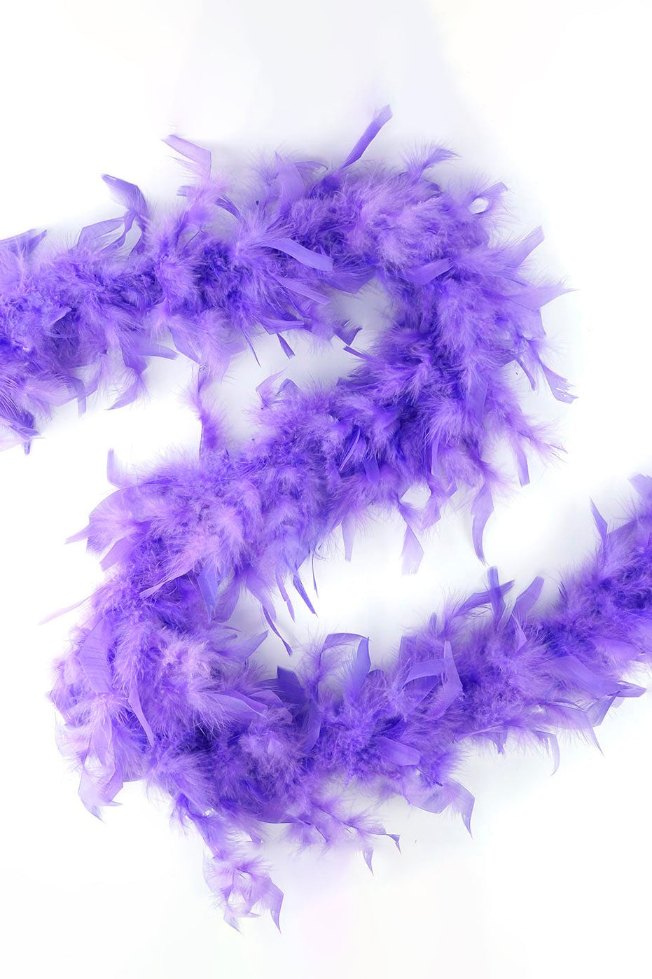 Lightweight Lavender Feather Boa, Purple Feather Boa - AlicePrin.com