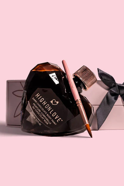 100mL Dark Chocolate Body Paint, Chocolate Body Paint - AlicePrin.com