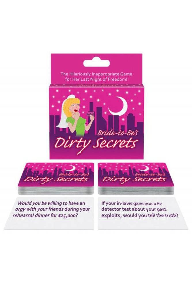 Bride to Be Dirty Secrets Card Game, Bachelorette Drinking Card Game - AlicePrin.com