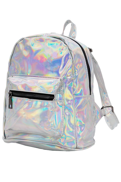 Holographic Mini Backpack, Holo Mini Rave Backpack - AlicePrin.com