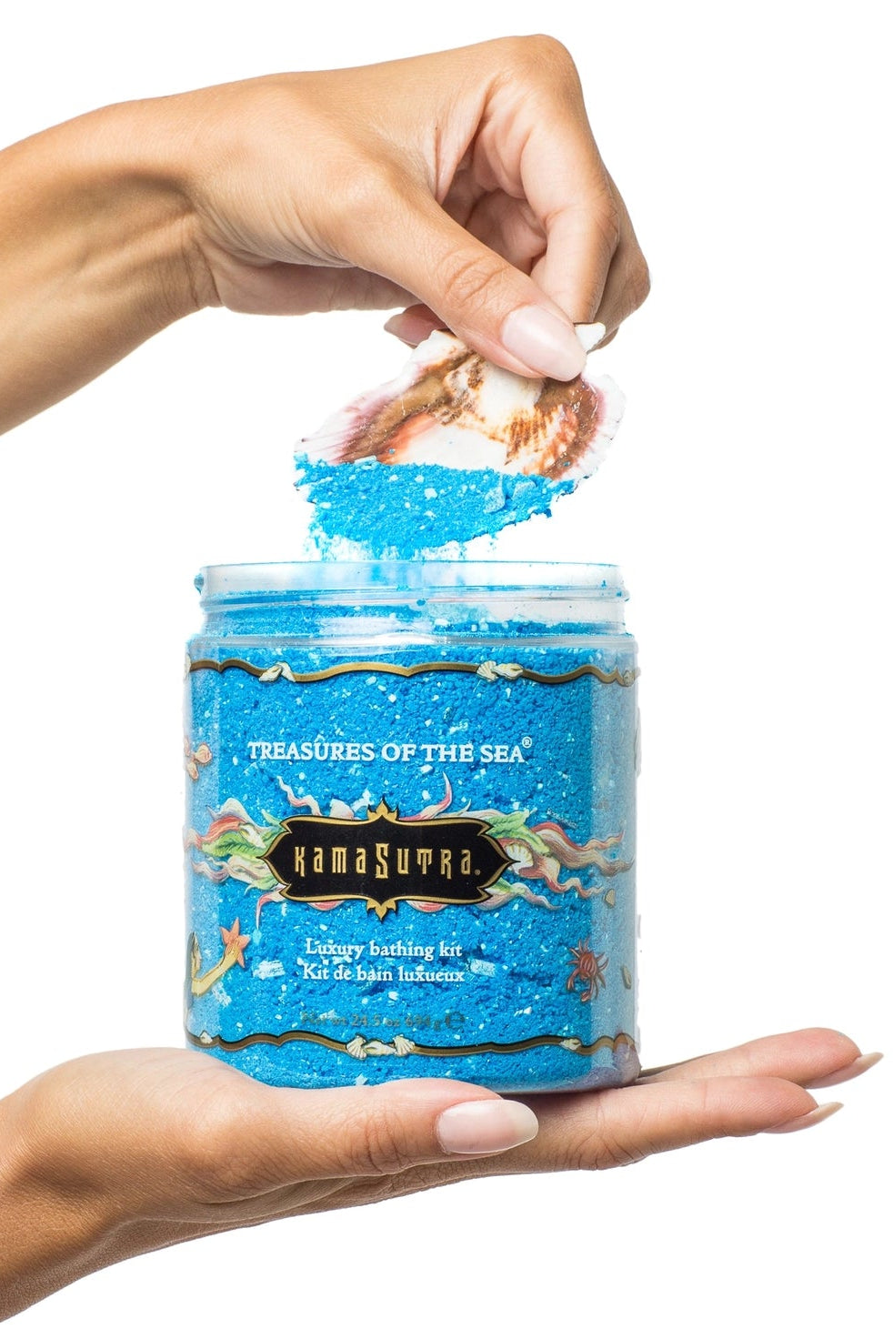 Treasures of the Sea Bath Salts, Ocean Scented Bath Salts - AlicePrin.com