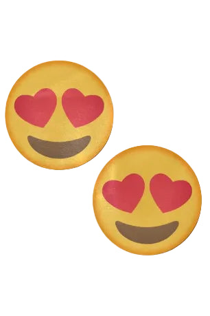Heart Eyes Emoji Pasties