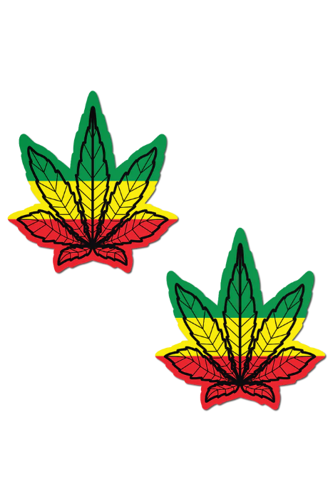 Rasta Weed Pasties